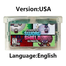 Load image into Gallery viewer, Pokemon GBA Game Cartridge - Fan Editions: Emerald Seaglass, Run &amp; Bun, Dark Violet, Lunar &amp; More (37 Games)

