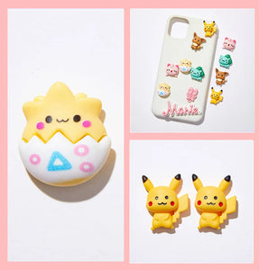 Pokemon DIY Accessories For Phone Cases