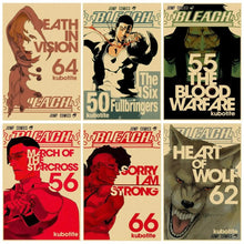 Load image into Gallery viewer, Bleach Retro Manga Cover Canvas Poster
