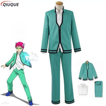 Load image into Gallery viewer, Saiki K Cosplay Costume Set - Complete Uniform with Wig &amp; Glasses for Saiki Kusuo

