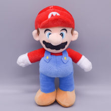 Load image into Gallery viewer, 25cm Super Mario Bros Luigi Mario Plush Dolls
