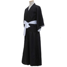 Load image into Gallery viewer, Kuchiki Rukia Soul Reaper Cosplay Set - Bleach Shihakusho Kimono, Bob Wig and Waraji Sandals
