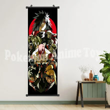 Load image into Gallery viewer, Naruto Shippuden Hanging Wall Scroll - Kakashi, Itachi &amp; Sasuke Canvas Art
