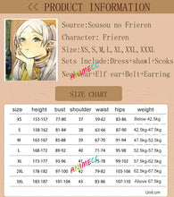 Load image into Gallery viewer, Frieren Cosplay Costume - Frieren: Beyond Journey's End White and Gold Mage Outfit
