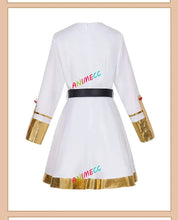 Load image into Gallery viewer, Frieren Cosplay Costume - Frieren: Beyond Journey's End White and Gold Mage Outfit
