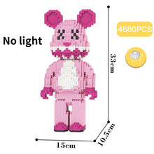 Load image into Gallery viewer, Colorful Love Bear Light-Up Building Blocks
