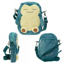 Load image into Gallery viewer, Pokemon Pikachu, Charmander, Snorlax Plush Backpack
