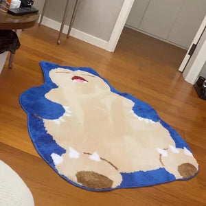 Pokemon Cute Snorlax Carpet Floor Mat