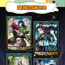 Load image into Gallery viewer, Demon Slayer TCG Cards Booster Box Showcasing Tanjiro, Nezuko, Shinobu, Mitsuri
