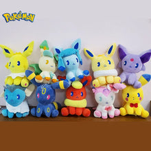 Load image into Gallery viewer, Bundle of Joy: 10 Adorable Pokemon Plush Toys - Pikachu, Eevee,  Vaporeon, Umbreon, and More!
