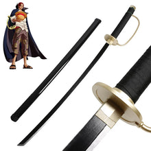Load image into Gallery viewer, One Piece Red-Haired Shanks Gryphon Wooden Sword Cosplay Prop
