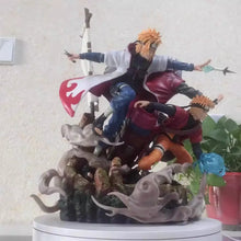 Load image into Gallery viewer, Naruto Shippuden Sannin &amp; Hokage Statue Set - Jiraiya, Minato and Sage Mode Naruto (41cm)
