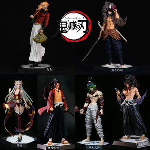 Demon Slayer Action Figures - Kimetsu no Yaiba Collectible Set | Daki, Kokushibo & Inosuke PVC Models