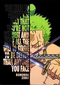 One Piece, Dragon Ball, Attack on Titan, Death Note, Naruto and Tokyo Ghoul Canvas Wall Art