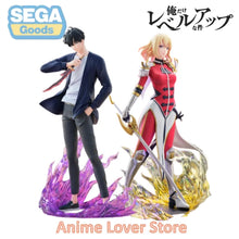 Load image into Gallery viewer, Solo Leveling Figure - Sung Jin-woo and Cha Hae-In SEGA XrossLink PVC Figures (16-17.5cm)
