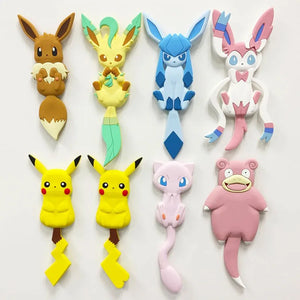 Pokemon Pikachu, Eevee, Leafeon, Sylveon, Mew Fashionable Keychains