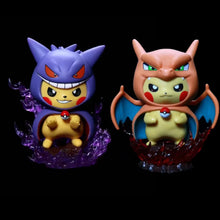 Load image into Gallery viewer, Pokemon 12cm Pikachu Cosplaying Gengar Collectible Figure
