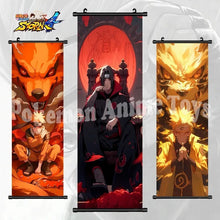 Load image into Gallery viewer, Naruto Shippuden Hanging Wall Scroll - Kakashi, Itachi &amp; Sasuke Canvas Art
