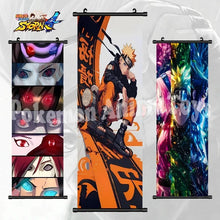 Load image into Gallery viewer, Naruto Shippuden Hanging Wall Scroll - Kakashi, Itachi &amp; Sasuke Canvas Art
