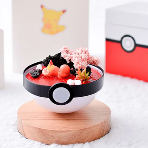 Pokemon LED Pokeball Showcasing Sleepy Charmander