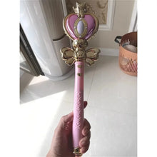 Load image into Gallery viewer, Sailor Moon Spiral Heart Moon Rod - 37cm Light-Up Musical Cosplay Wand
