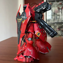 Load image into Gallery viewer, Sazabi MSN-04 RG 1/144 Gundam Model Kit - Char's Mobile Suit Snap-Fit Figure with Water Decals

