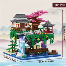 Load image into Gallery viewer, Oriental House With Garden and Waterfall 3320PCS Blocks
