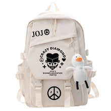 Load image into Gallery viewer, JoJo&#39;s Bizarre Adventure Cosplay Backpack - Student School &amp; Laptop Travel Bag
