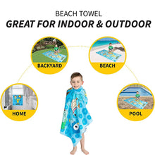 Load image into Gallery viewer, Pokemon Kids Beach Towel – Super Soft Cotton, 58 In x 28 In, Perfect for Swimming, Bathing, and Spa Fun
