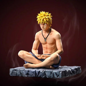 15cm Meditating Jiraiya & Naruto Action Figures