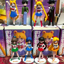 Load image into Gallery viewer, Sailor Moon Pretty Guardian Box: Usagi, Ami, Rei, Makoto, Mamoru Anime Figures Set
