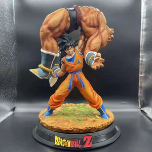 23cm Dragon Ball Son Goku Lifting Up Nappa Action Figure