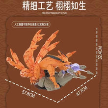 Load image into Gallery viewer, Kurama Nine-Tailed Fox Building Block Model - Naruto Tailed Beast Brick Kit (1480 Pieces)
