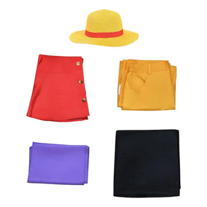 One Piece Monkey D. Luffy Cosplay Costume Version 2