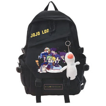 Load image into Gallery viewer, JoJo&#39;s Bizarre Adventure Cosplay Backpack - Student School &amp; Laptop Travel Bag
