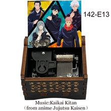 Load image into Gallery viewer, Anime Jujutsu Kaisen Black Wooden Music Box
