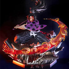 Load image into Gallery viewer, Kokushibo Statue - Demon Slayer Upper Moon One GK Figure with Crescent Moon Slash Effects (28cm)
