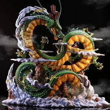 Load image into Gallery viewer, Dragon Ball Goku &amp; Shenron Figure Set - 24cm Premium Collectible Statue &amp; Display Piece
