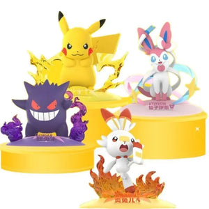 Authentic Pokemon Magic: 10cm Pikachu, Gengar, Sylveon Figures