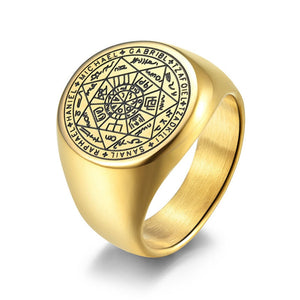 Anime Prop Gold Silver Stainless Steel Elf Ring