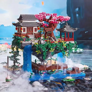 Oriental House With Garden and Waterfall 3320PCS Blocks