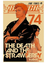 Load image into Gallery viewer, Bleach Retro Manga Cover Canvas Poster

