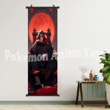Load image into Gallery viewer, Naruto Shippuden Hanging Wall Scroll - Kakashi, Itachi &amp; Sasuke Canvas Art
