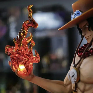 24.5cm One Piece GK 20th Anniversary Ace Action Figure