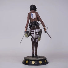 Load image into Gallery viewer, Attack on Titan Mikasa Ackerman Figure - 30cm Survey Corps Statue with Dual Blades
