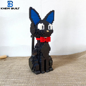 Unlock Imagination: Black Cat, Squirrel, Shiba Inu, and Corgi Pet Mini Building Blocks
