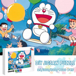 Doraemon Delight: Japanese Anime Puzzle - 1000 Pieces of Cartoon Joy for Adults and Kids