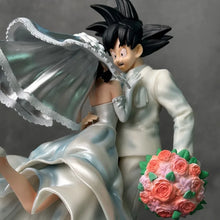 Load image into Gallery viewer, Dragon Ball Z Goku and Chichi Wedding Statue - 31cm Bride and Groom Display Figure
