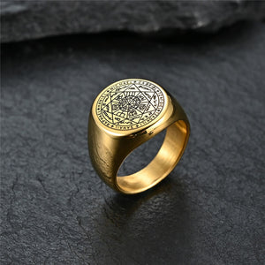 Anime Prop Gold Silver Stainless Steel Elf Ring
