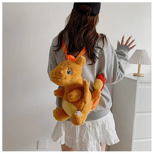 Pokemon Charizard, Snorlax, Squirtle 37cm Plush Backpack